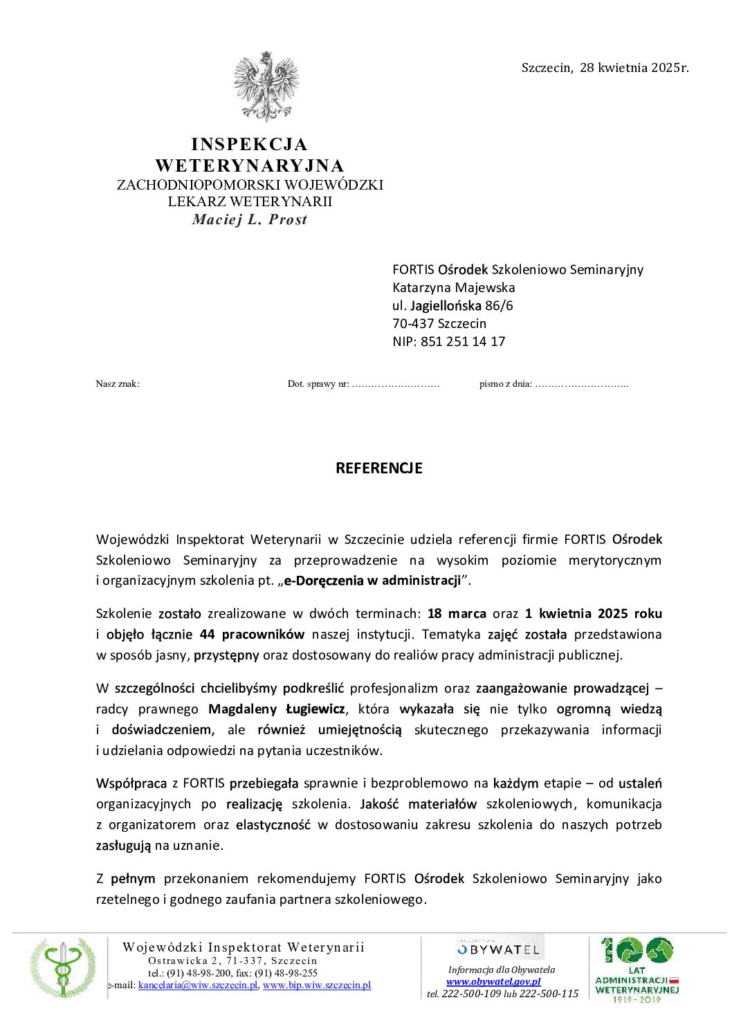 Wojewódzki Inspektorat Weterynarii
